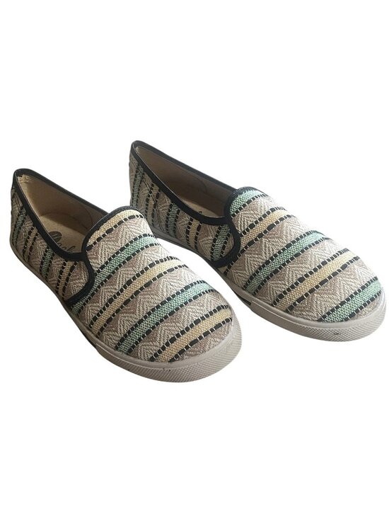 Machi Shoes - Machi’s Footwear Tweed Slip-On Loafers Size 6 Casual Flats